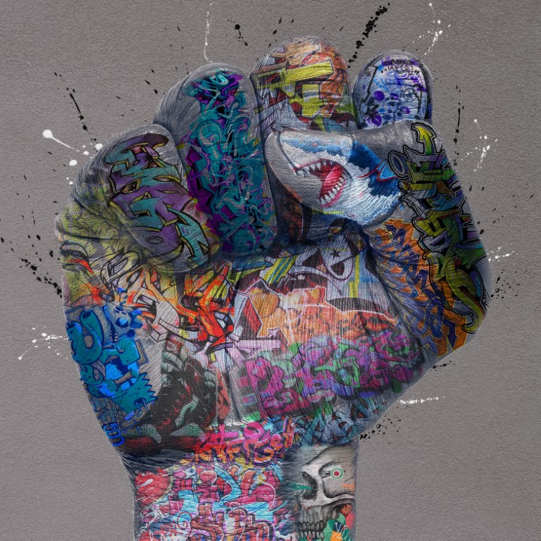 Urban Graffiti Fist