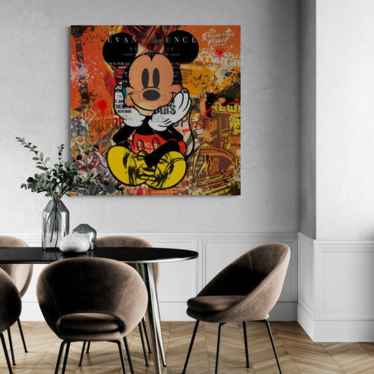 Mickey Meets Retro