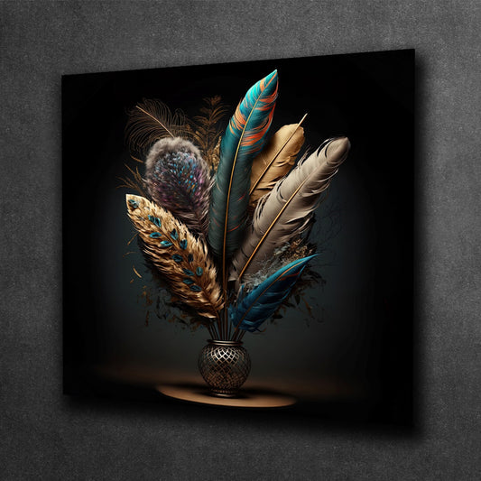 Exotic Colorful Feathers