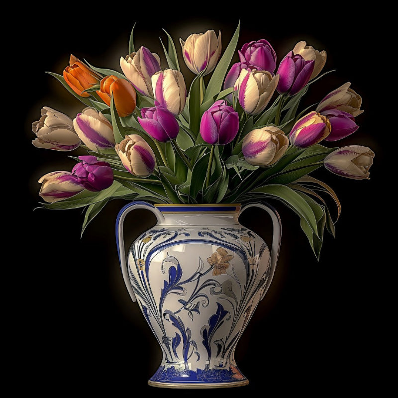 Vibrant Harmony in Porcelain