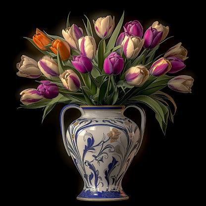 Vibrant Harmony in Porcelain