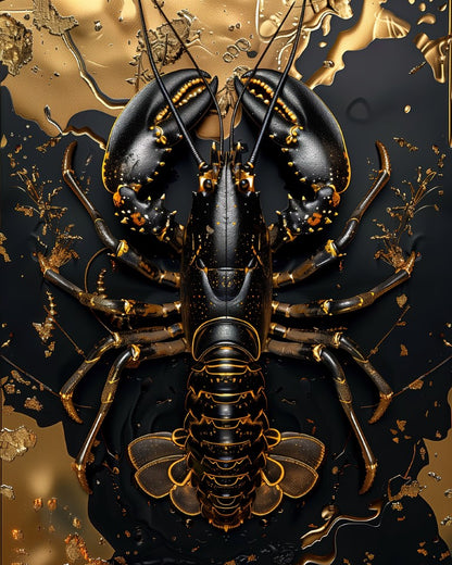 Lobster Gold &amp; Black