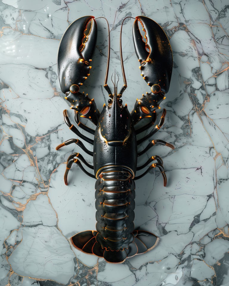 Lobster Black Marble