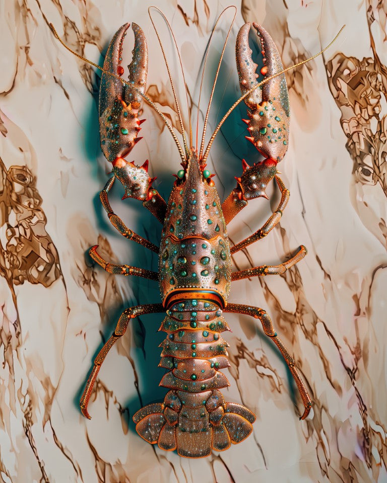 Lobster Copper & Green