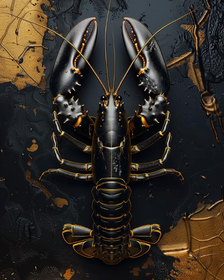 Lobster Black & Gold