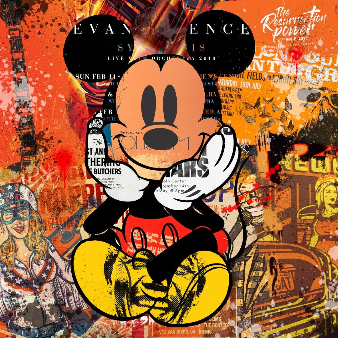 Mickey Meets Retro