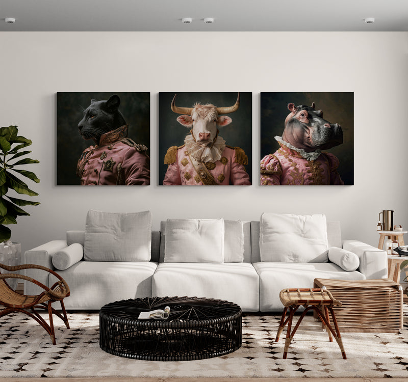 Commanding Primate in Pink